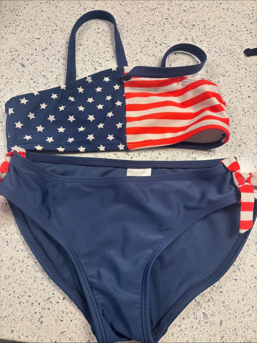Girls Art Class 4th of July Swimsuit Bikini size M (8) - Picture 6 of 7